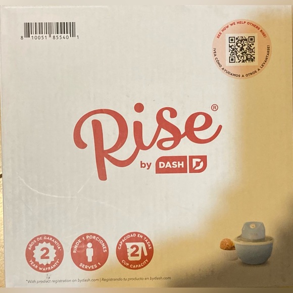 NWT Rise by Dash Personal Ice Cream Maker - Picture 2 of 12